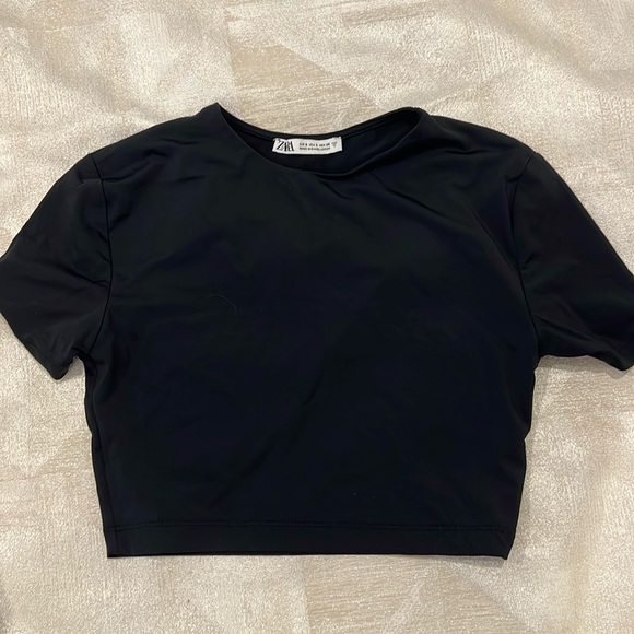Zara black crop top - Picture 2 of 3